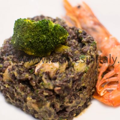 Riso Nero Gamberi Broccoli - Federica Casalegno